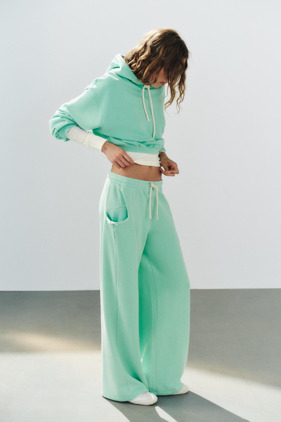 Tiffany Blue Wide-Leg Set