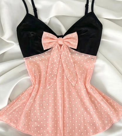 Baby Pink Polka Dot