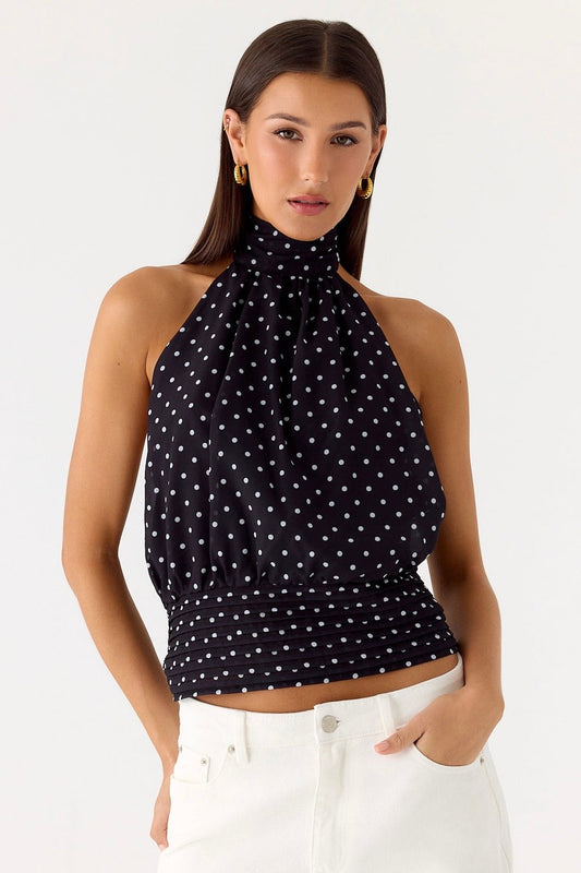 Black Polkadot
