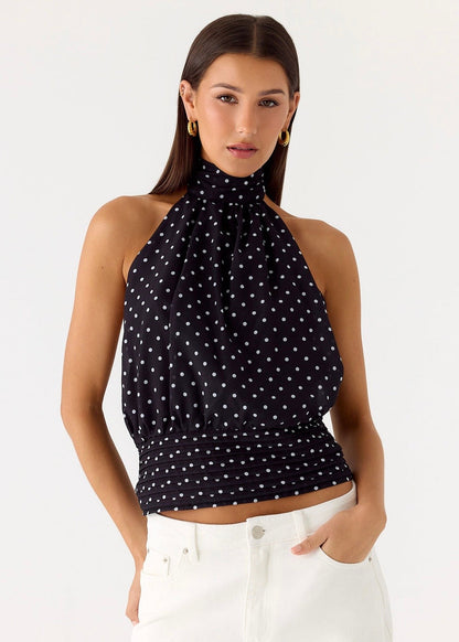 Black Polkadot