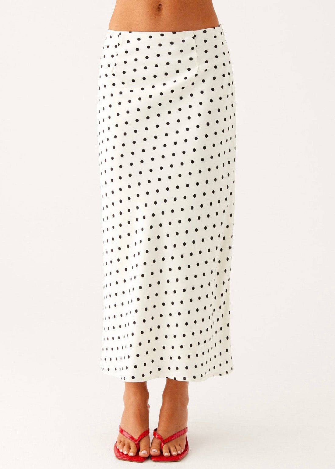 White Polka Dot