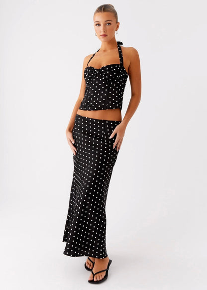 Black Polka Dot