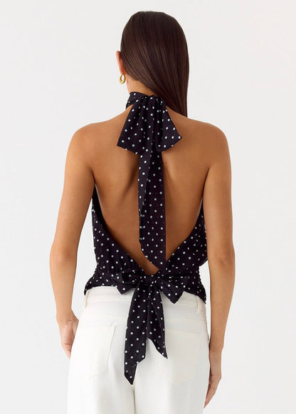 Black Polkadot