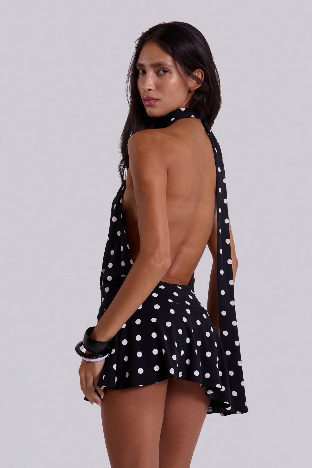 Black Polka Dot