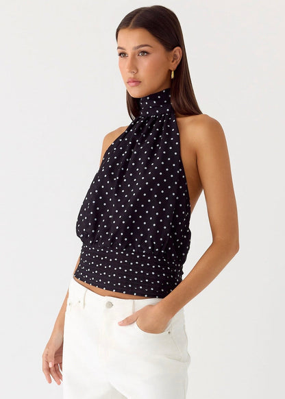 Black Polkadot