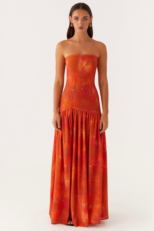 Eden Strapless Maxi Dress