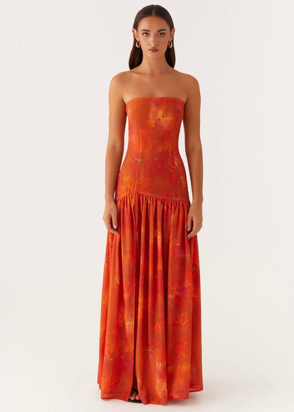Eden Strapless Maxi Dress