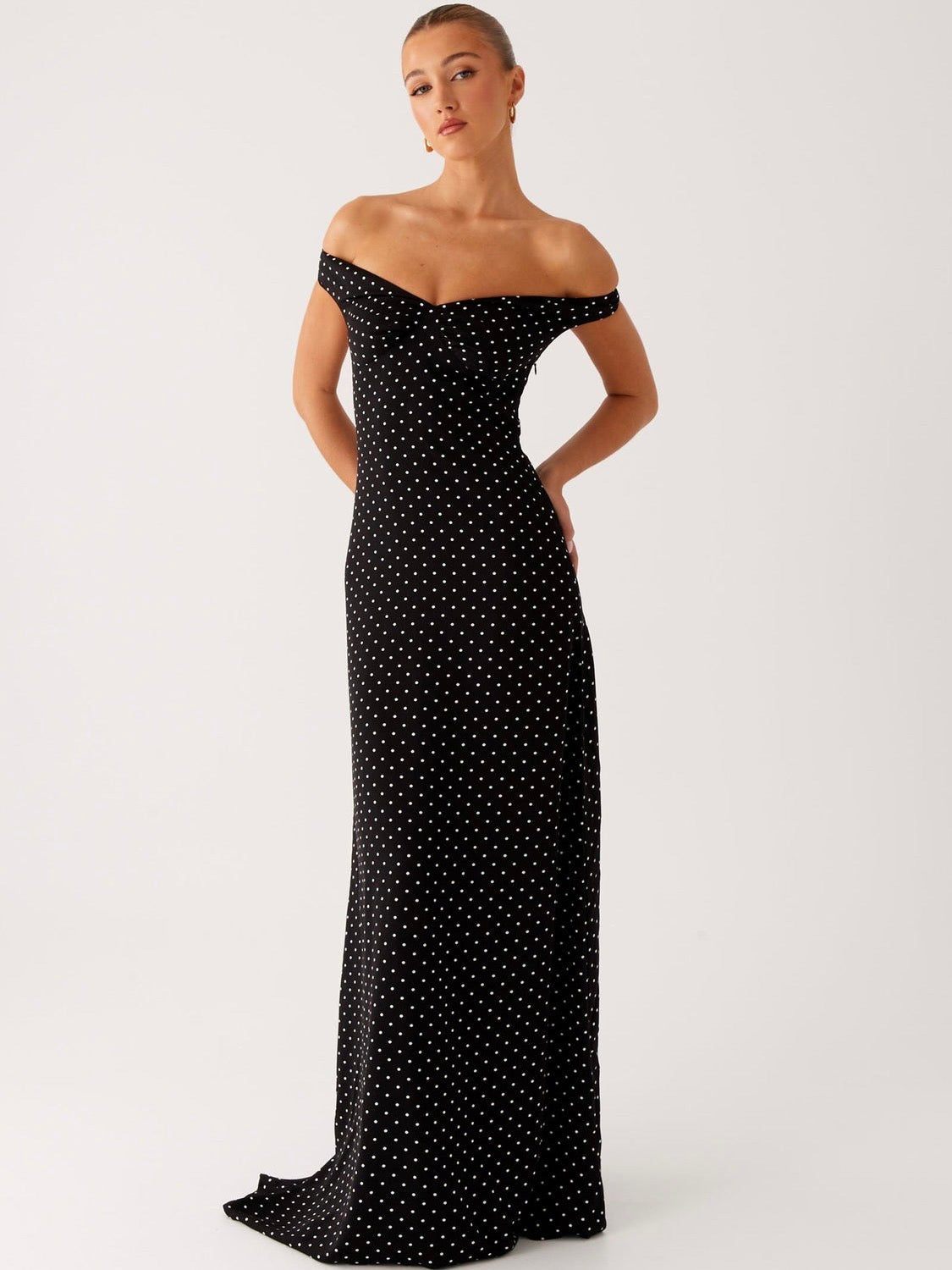 Black Polka Dot