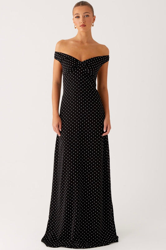 Black Polka Dot