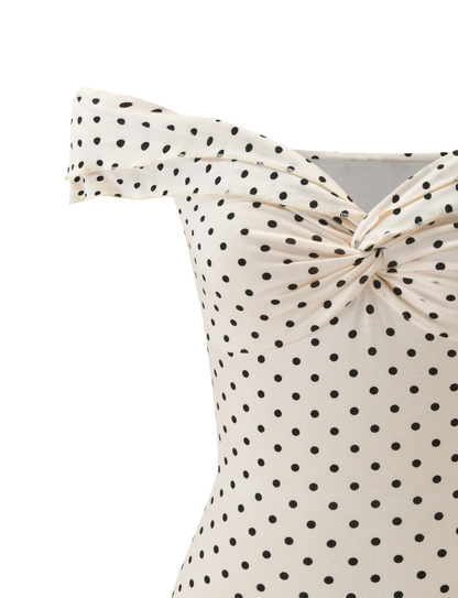 Brown Polka Dot