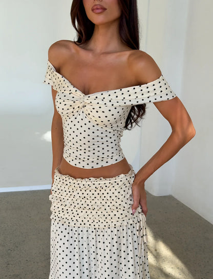 Brown Polka Dot