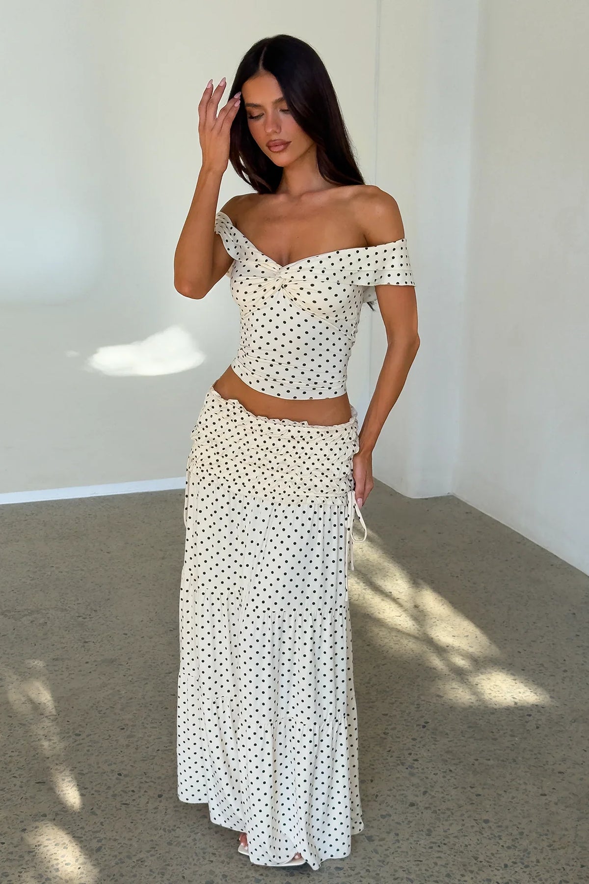 Brown Polka Dot