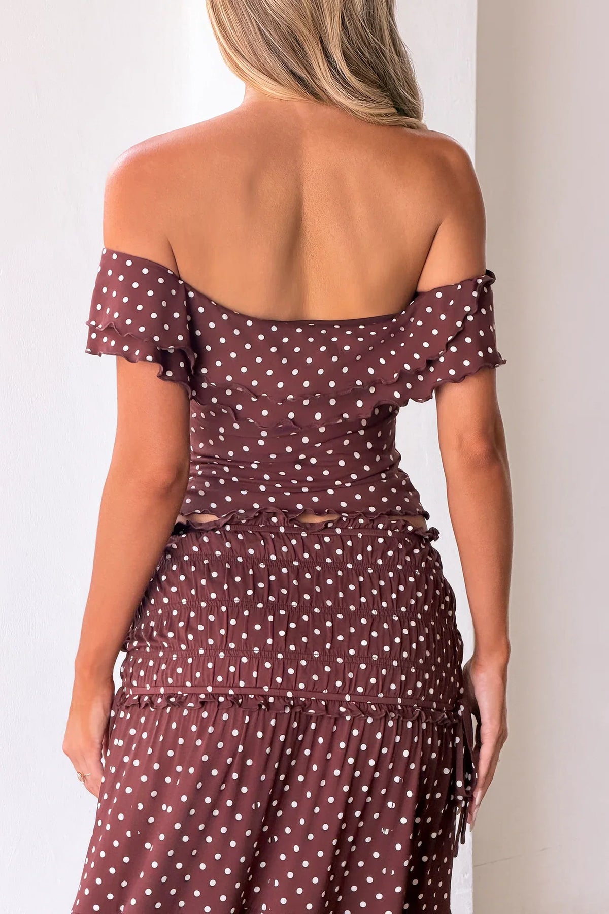 Brown Polka Dot
