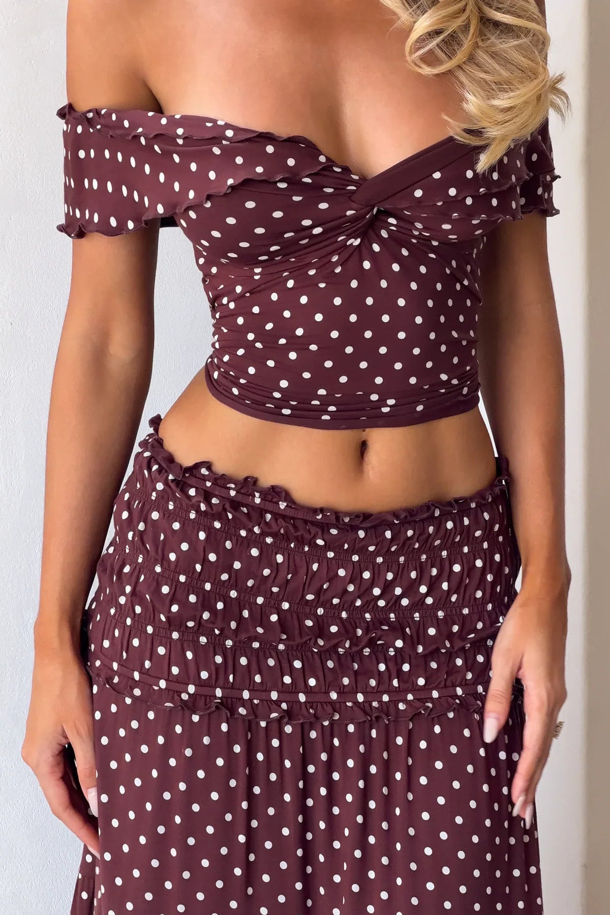 Brown Polka Dot