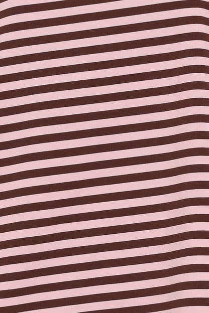 Tallulah knit short set in pink stripe, image 7