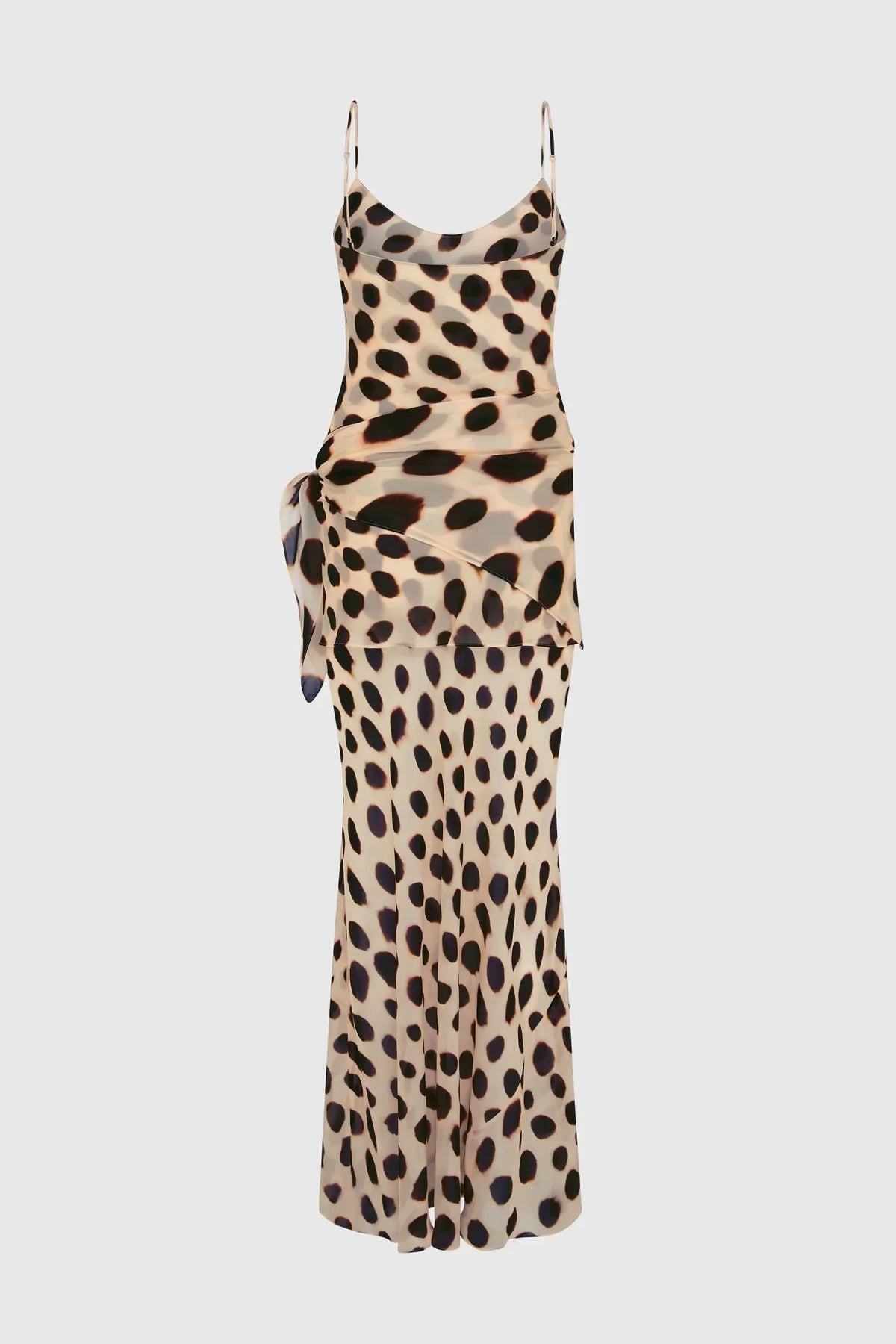 LEOPARD TIE MAXI DRESS — image 5