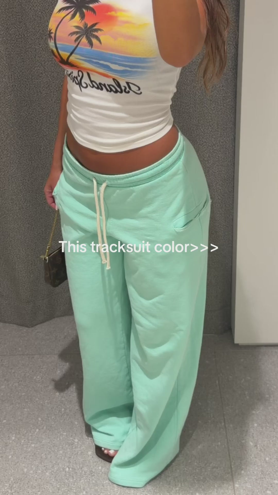 Tiffany Blue Wide-Leg Set social video 6