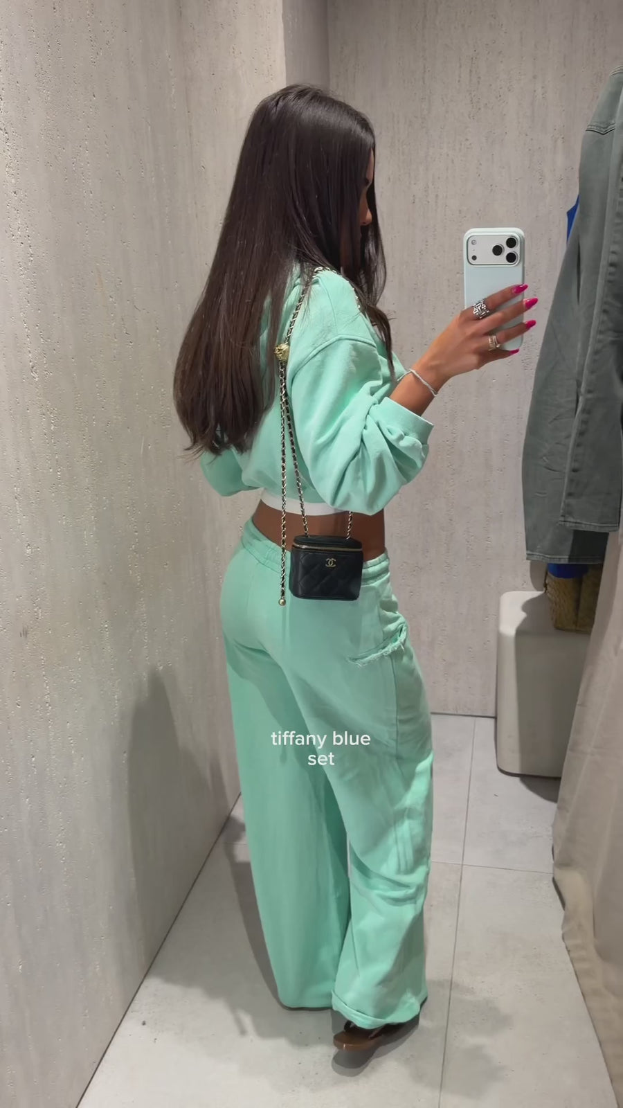 Tiffany Blue Wide-Leg Set social video 5