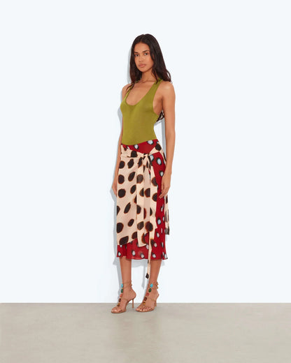 SARONG MIDI SKIRT — image 1